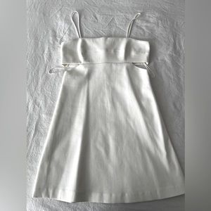 Zara white mini dress